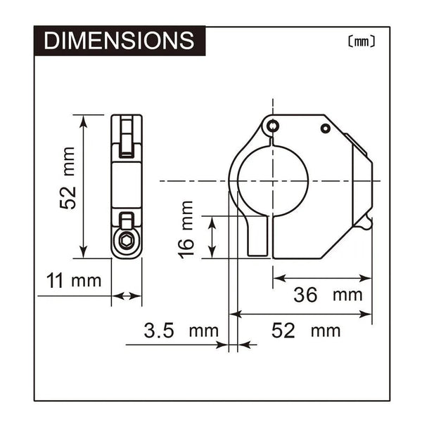 Daytona usb-stopcontact slim-mount usb-slim-mount type-c sw 18w