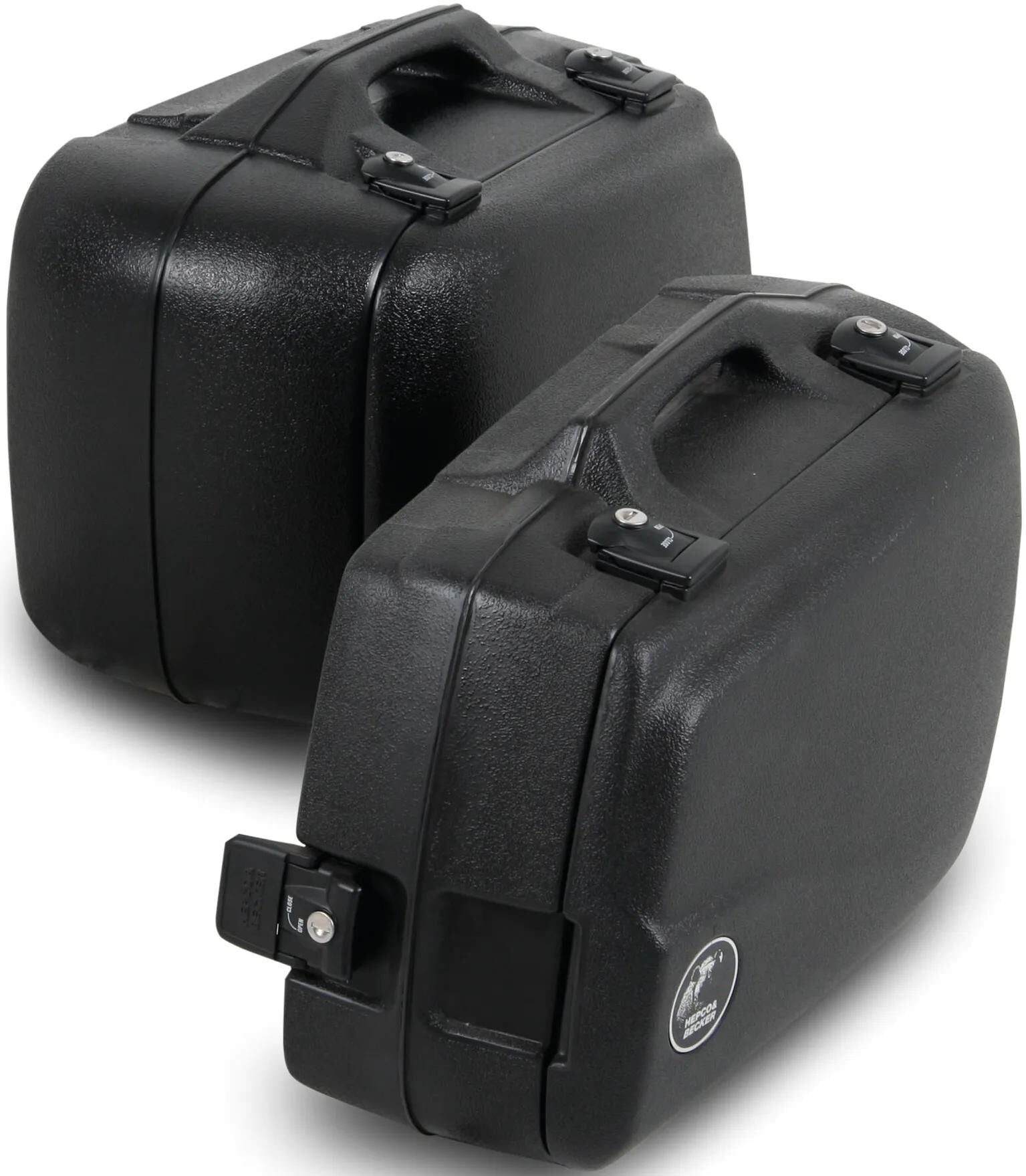 Hepco becker koffer junior enduro cases hepco juior enduro set 40li. 30re black