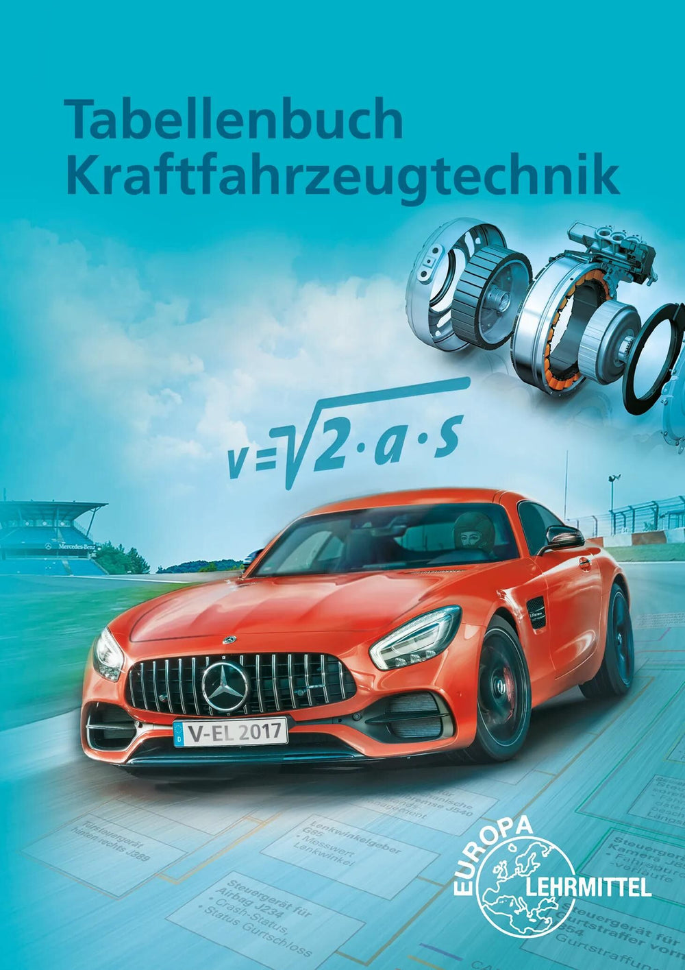 Europa-lehrmittel boek book tables car techn. europe teaching aids