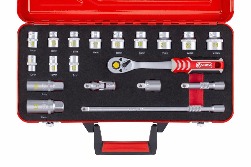 Connex producten dopsleutelset profi 38 19 delig