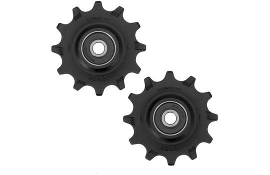 Trivio - derailleurwieltjes 12 12t chromo lagers