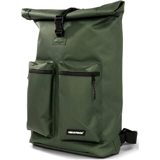 Urbanproof fietstas rolltop up recycle 20l groen