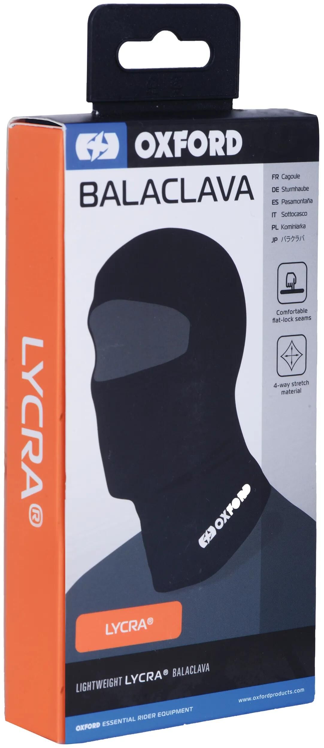 Oxford sturmhaube lycra storm hoods black