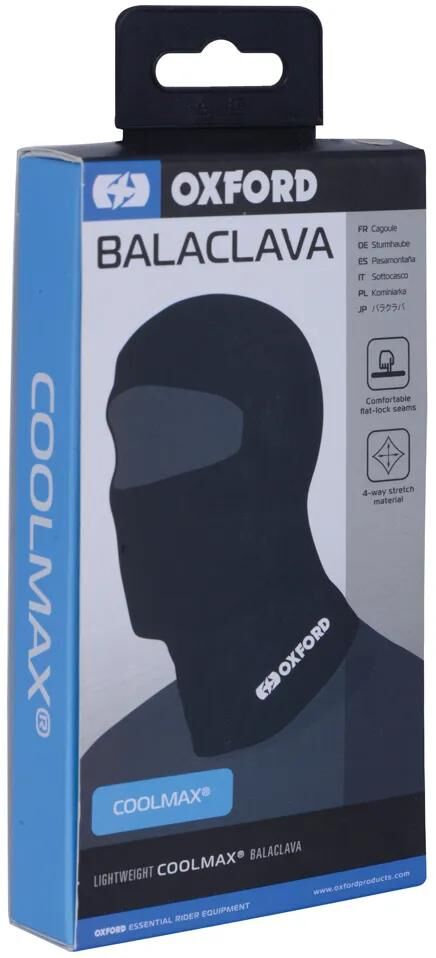 Oxford bivakmuts storm hood coolmax black