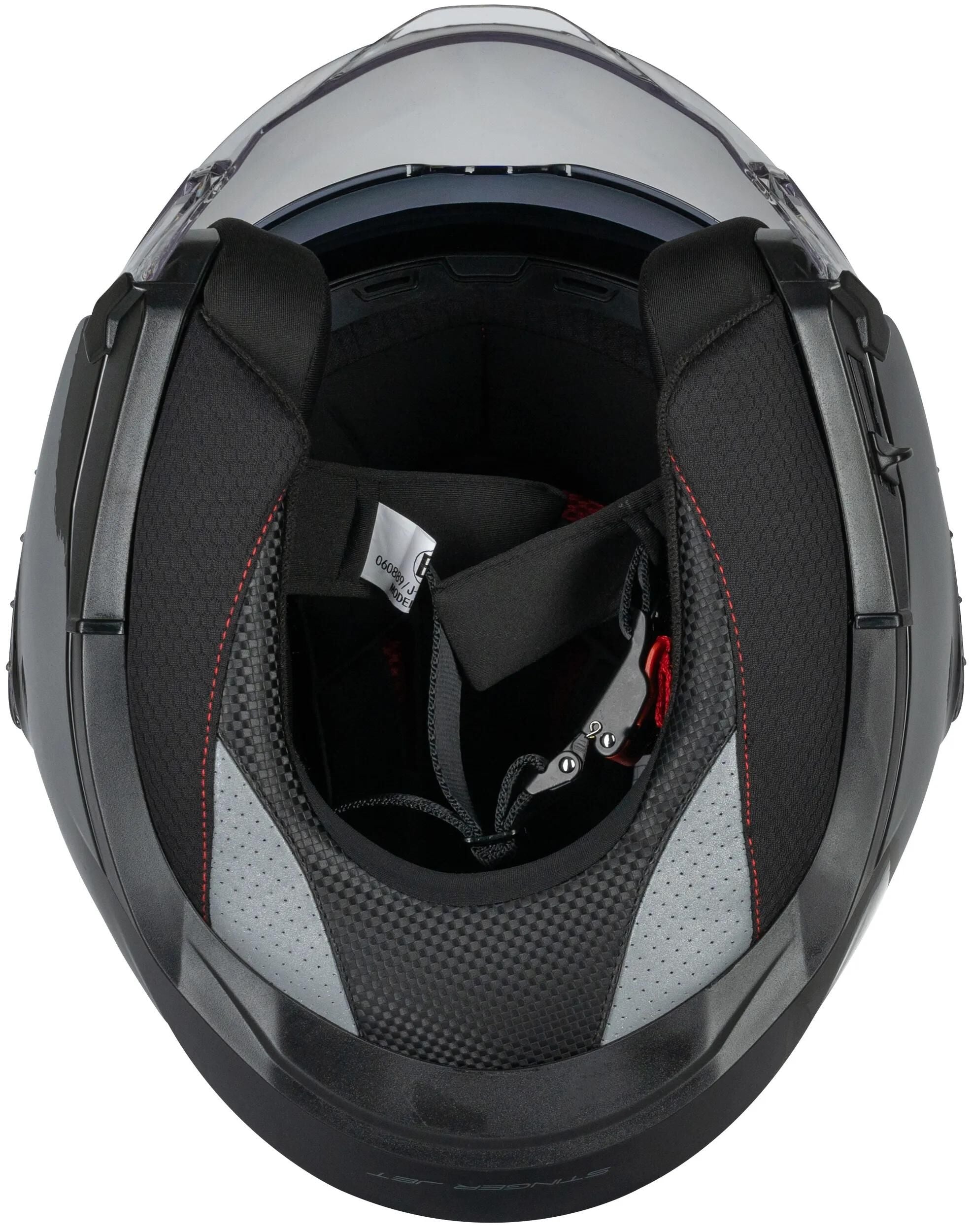 Spec-x jethelm sx-22.03 stinger jet helmet sx-22.03 stinger jet m black
