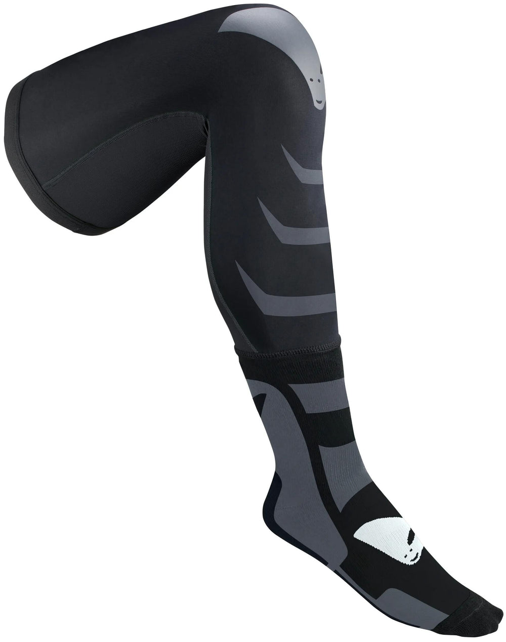 Ufo plast sokken off-road socks ufo long black grey gr. l