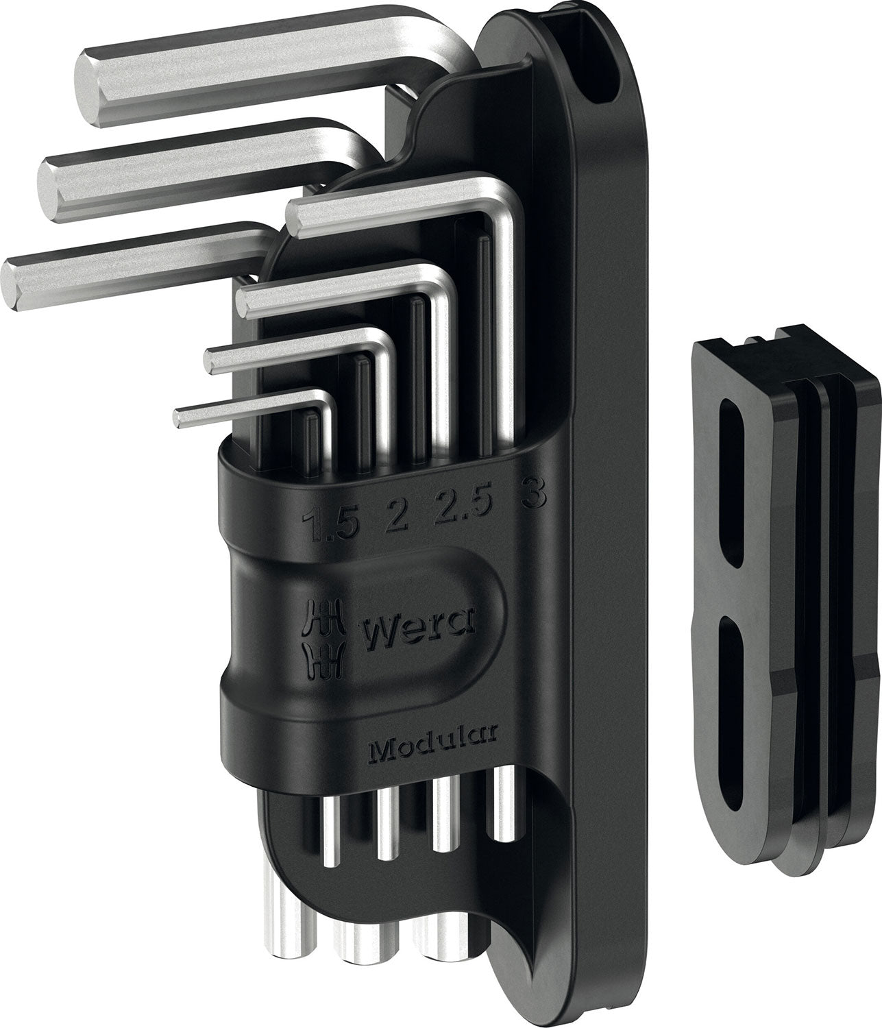 Wera tool-check modular stiftsleutel hex-plus 1, 7‑delig