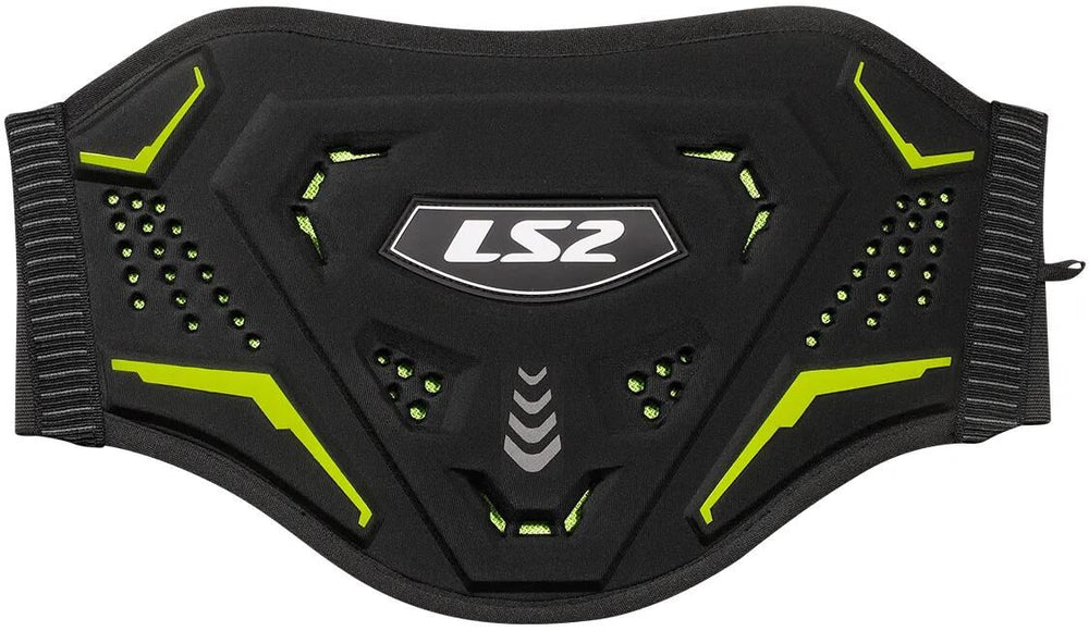Ls2 nierengurt koku kidney belts koku black yellow gr. 3xl-5xl