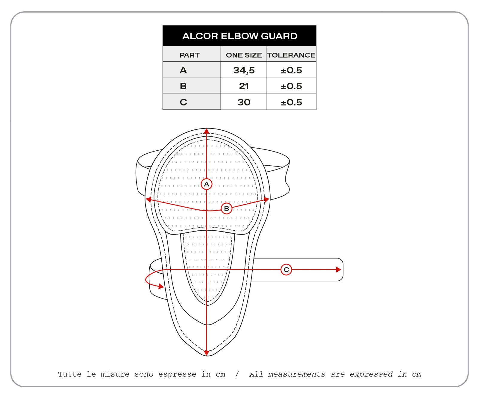 Ufo plast elleboog protectie alcor . elbow protector ufo alcor black