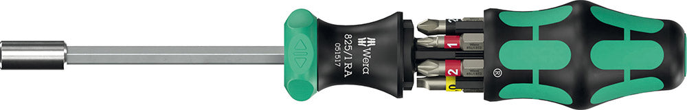 Wera kraftform kompakt 27 ra 1, 6‑delig bitset (zwart groen)