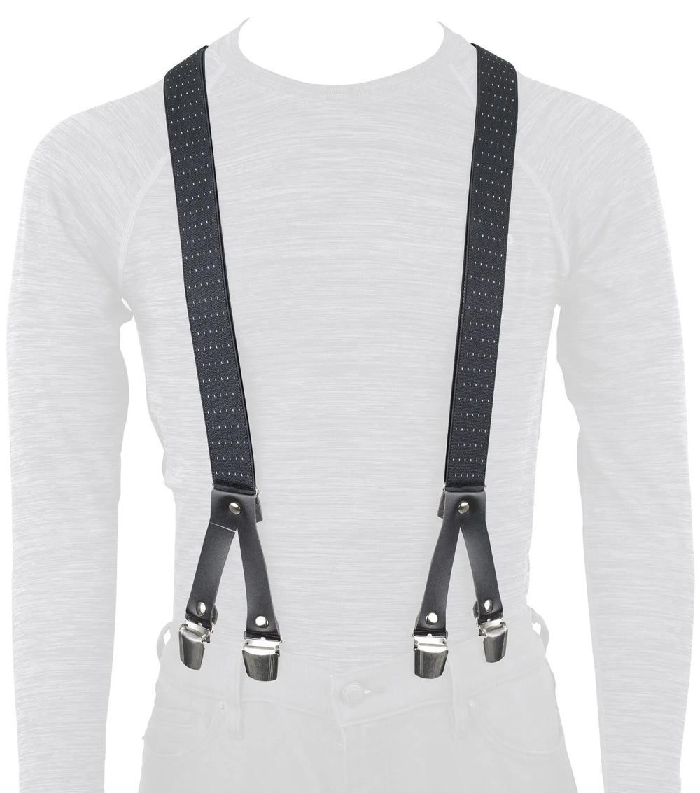 Oxford bretels trouser braces riggers chic black