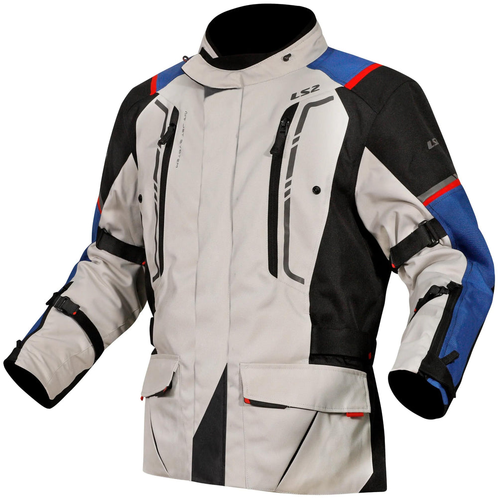 Ls2 jacke narvik jacket narvik men blue black grey red xxl