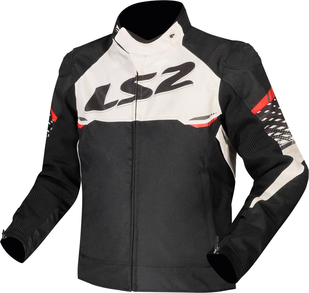 Ls2 jacke apex jacket apex men black white red size xl