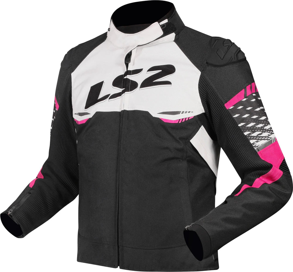 Ls2 jacke apex jacket apex ladies black white pink gr. m