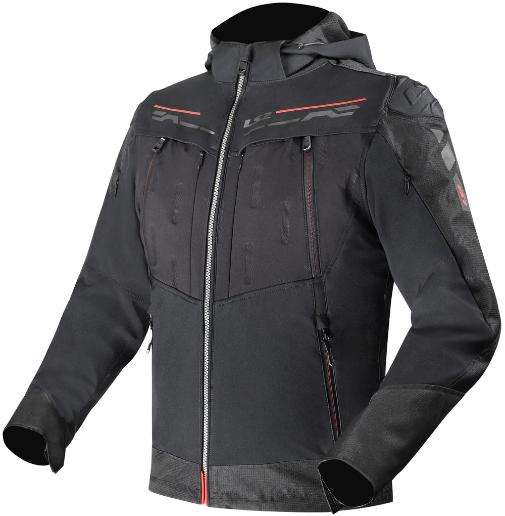 Ls2 jacke zirconium evo man jacket zirconium evo mens black red gr. xl