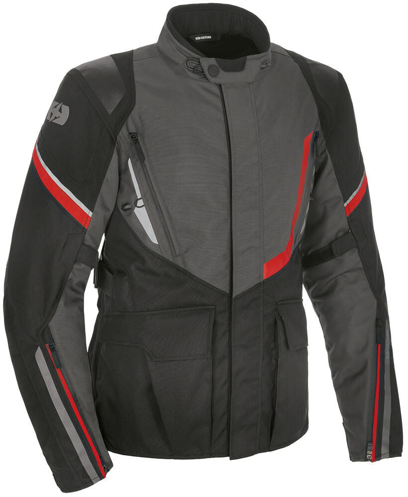 Oxford jas montreal 4.0 jacket montreal 4. black grey red size l