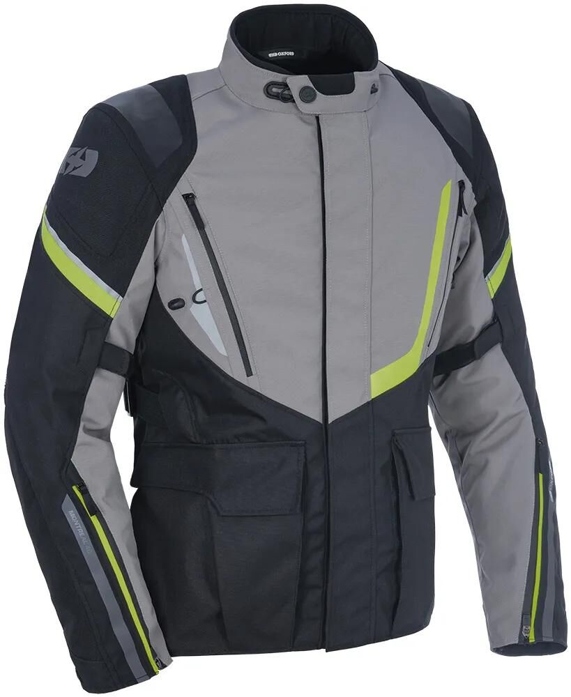Oxford jacke montreal 4.0 jacket montreal 4. black grey yellow size xx