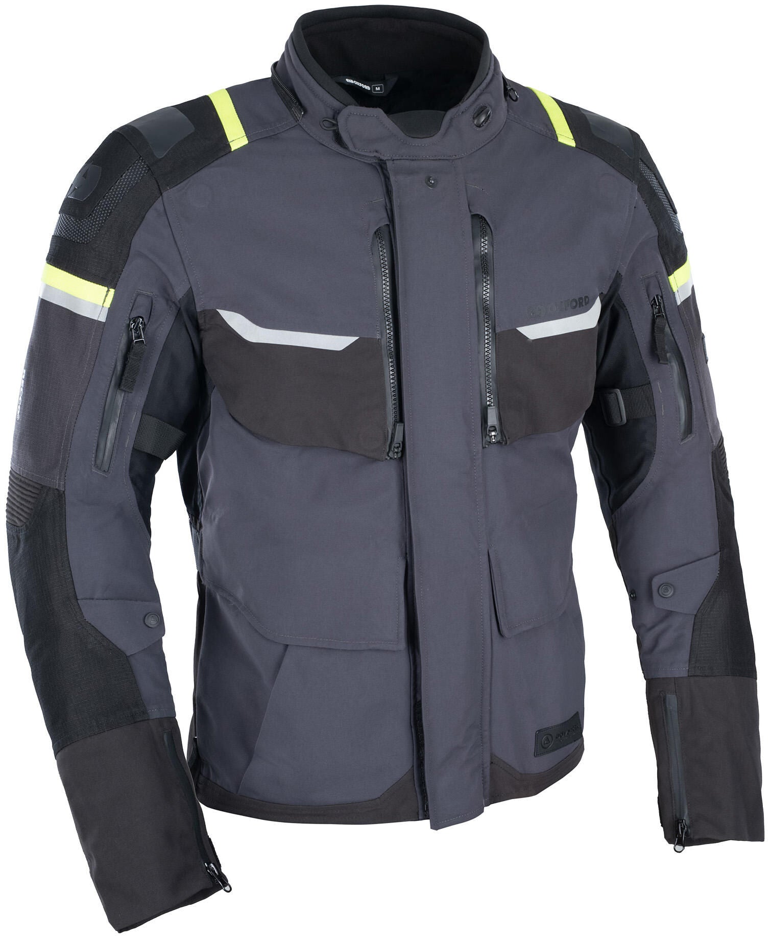 Oxford jas stormland jacket stormland gray sw neon yellow gr. x