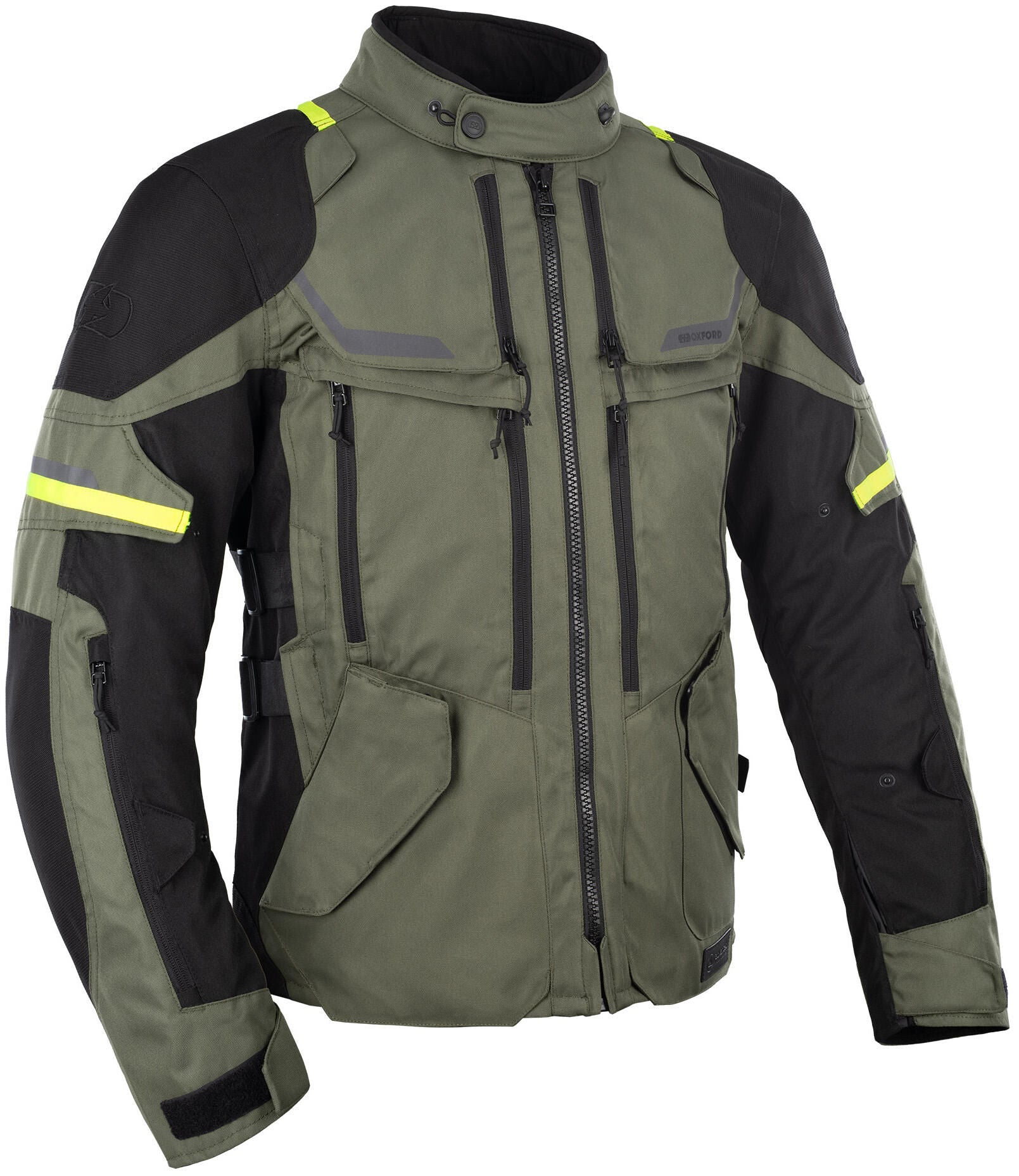 Oxford jas rockland jacket rockland brown bw yellow size xl
