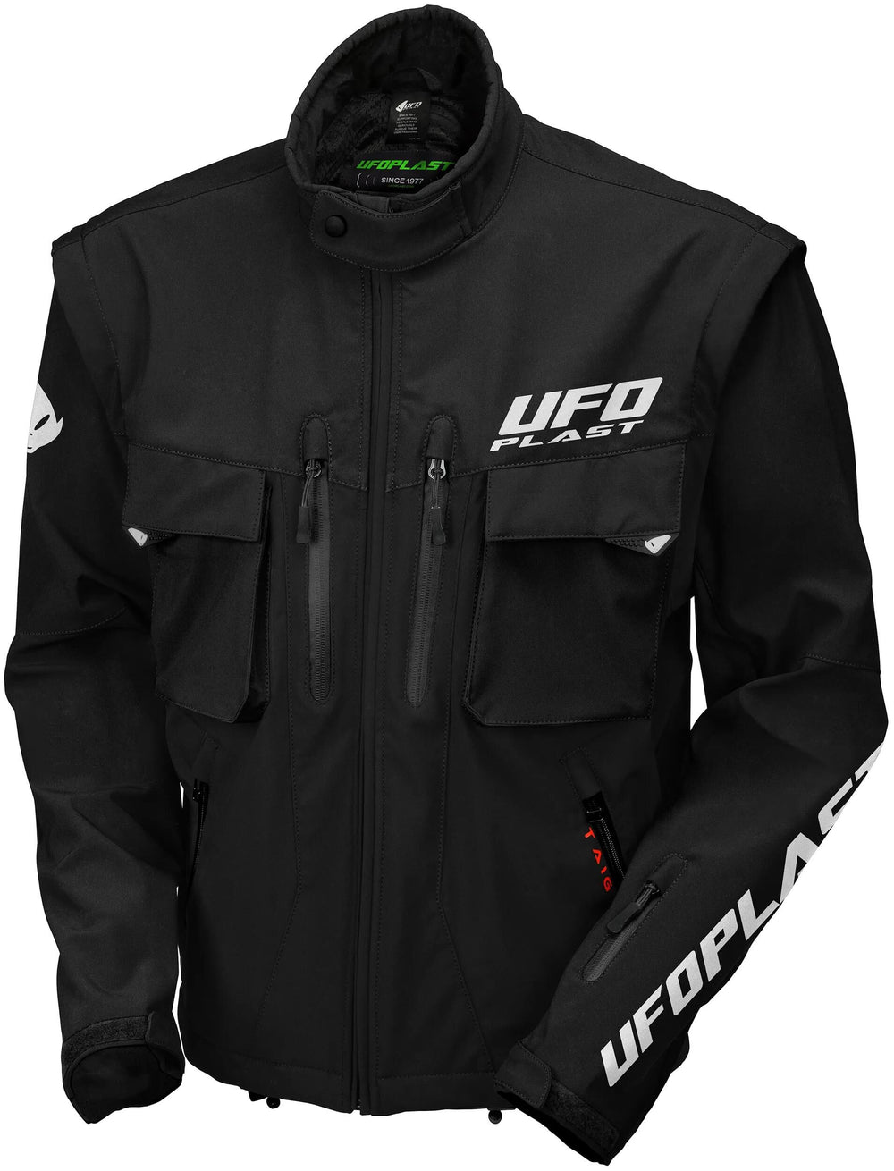 Ufo plast jas taiga enduro jacket ufo black gr. m