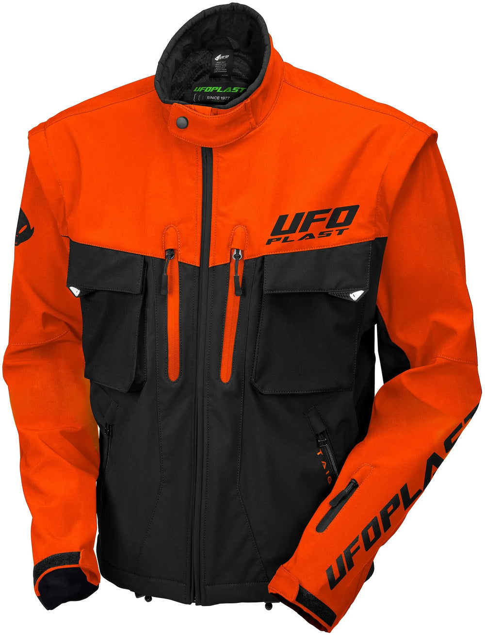 Ufo plast jas taiga enduro jacket ufo black orange gr. xxl