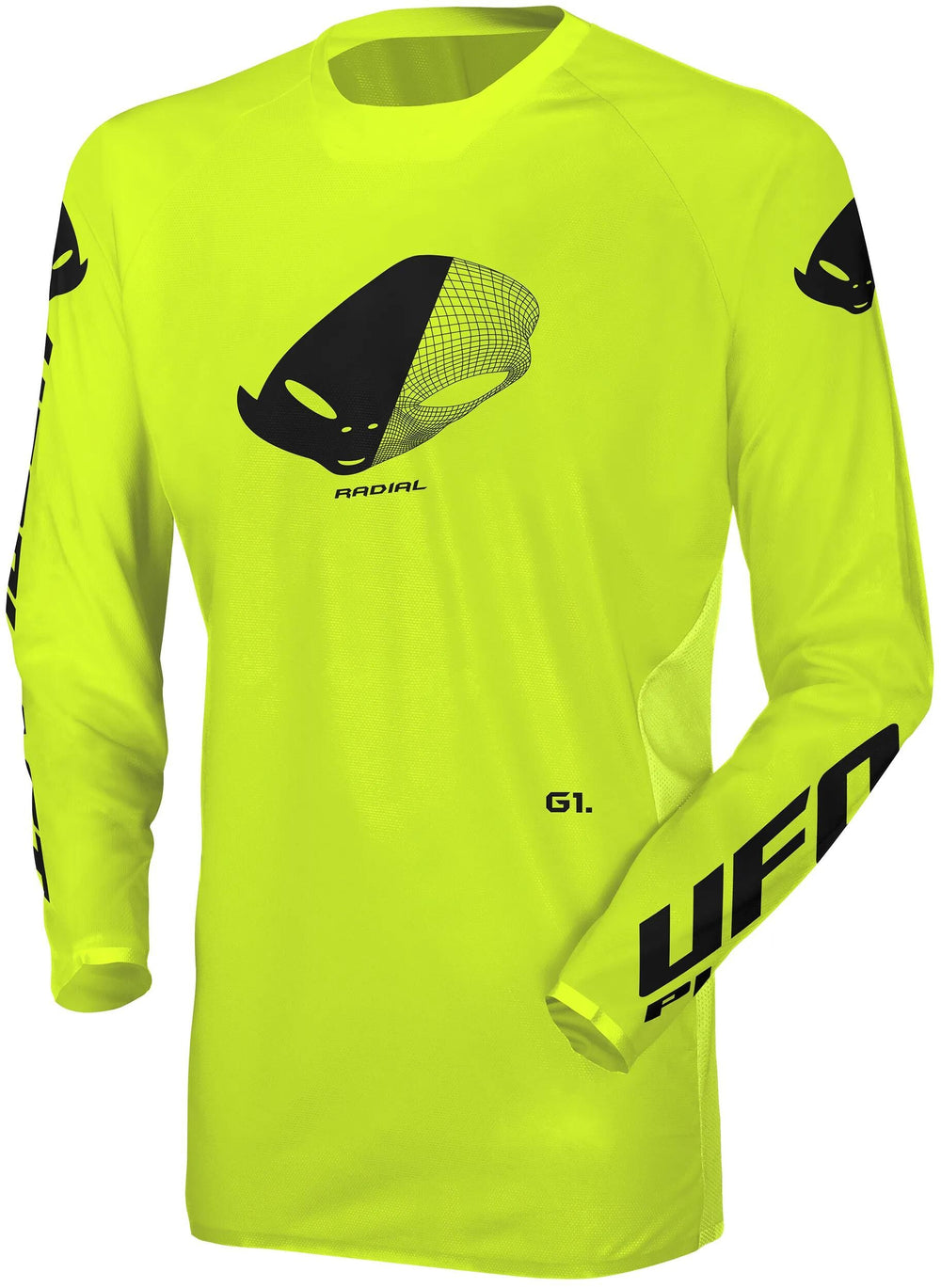 Ufo plast jersey mx radial mx jersey ufo radial neon yellow gr. xl
