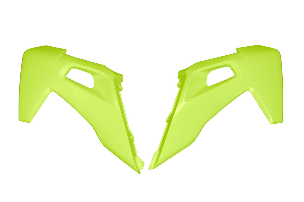 Ufo plast kühlerabdeckung radiator covers ufo husqvarna yellow