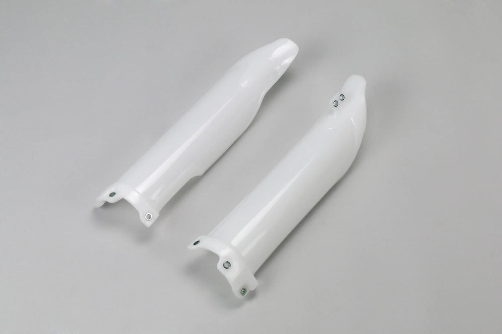 Ufo plast gabelprotektor fork protectors ufo kawasaki white