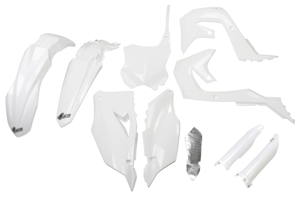 Ufo plast verkleidungssatz trim kit ufo kawasaki white