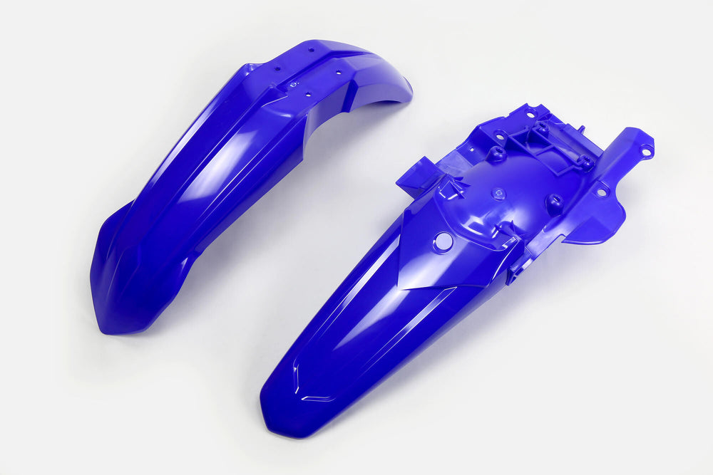 Ufo plast kotflügelsatz mudguard set ufo yamaha oem blue