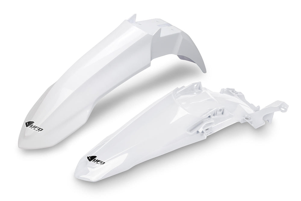 Ufo plast kotflügelsatz mudguard set ufo yamaha white