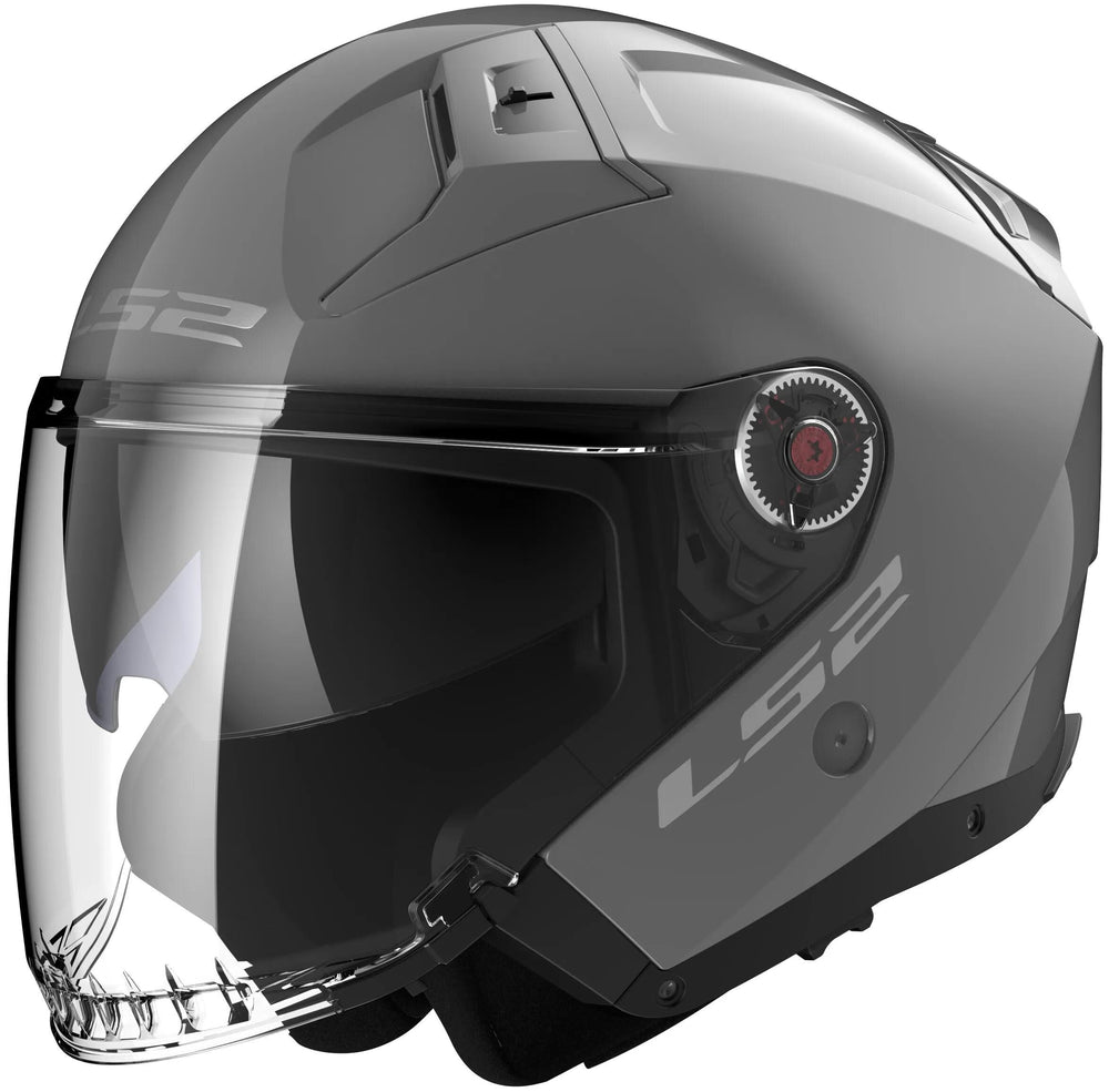 Ls2 jethelm of603 infinity ii solid helmet infinity ii gray gr. xxl