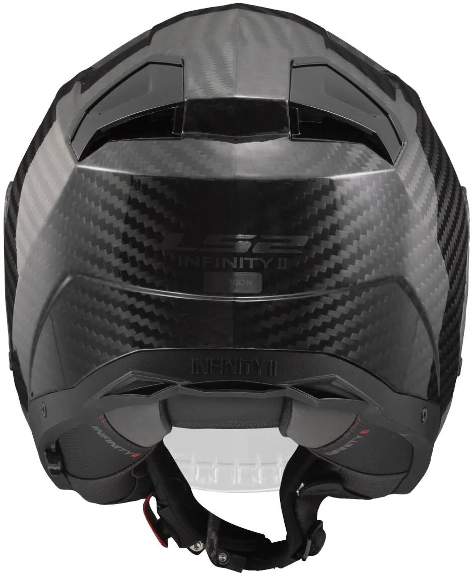 Ls2 jethelm of603 infinity ii carbon solid helmet infinity ii carbon black gr. xxl