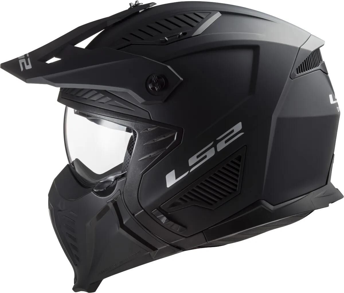 Ls2 modularhelm of606 drifter solid helmet drifter black matt gr. s