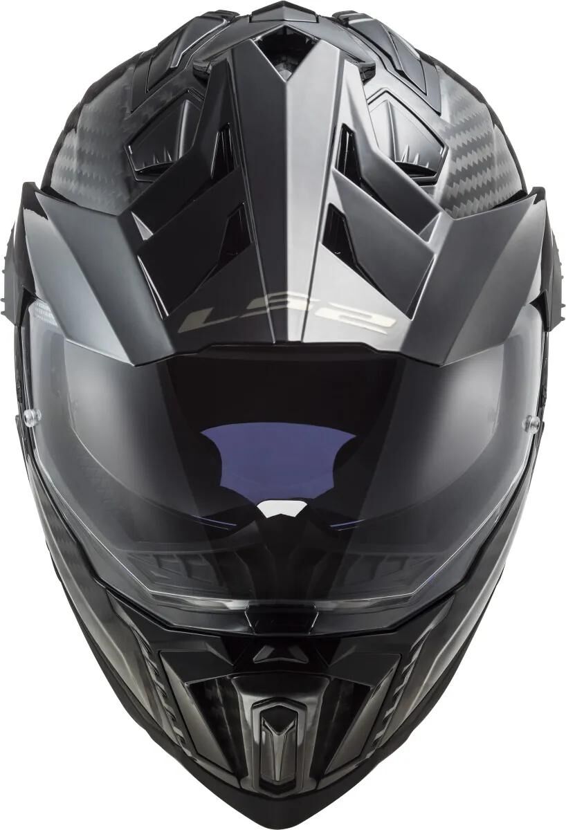 Ls2 endurohelm mx701 explorer carbon solid helmet explorer carbo black gr. m