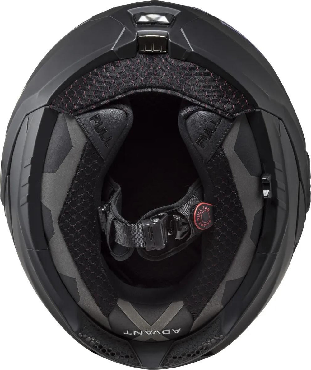 Ls2 klapphelm ff901 advant x solid helmet advant x black matt gr. l