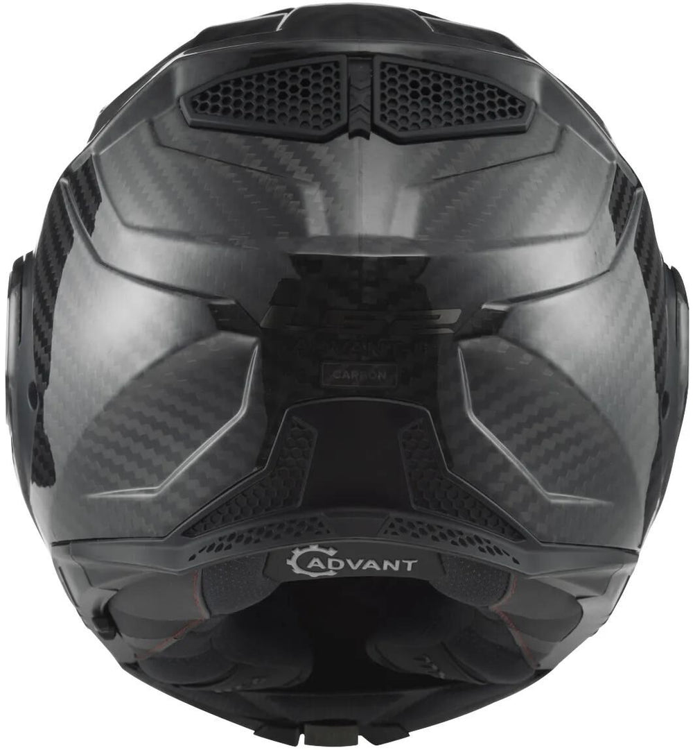 Ls2 opklaphelm ff901 advant x carbon solid ff901 advant x helmet carbon black size 3xl