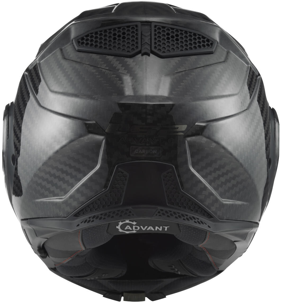 Ls2 opklaphelm ff901 advant x carbon solid helmet advant x carbo black gr. s