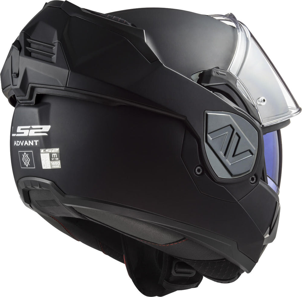 Ls2 opklaphelm ff906 advant solid helmet ff906 adv. solid 3xl black