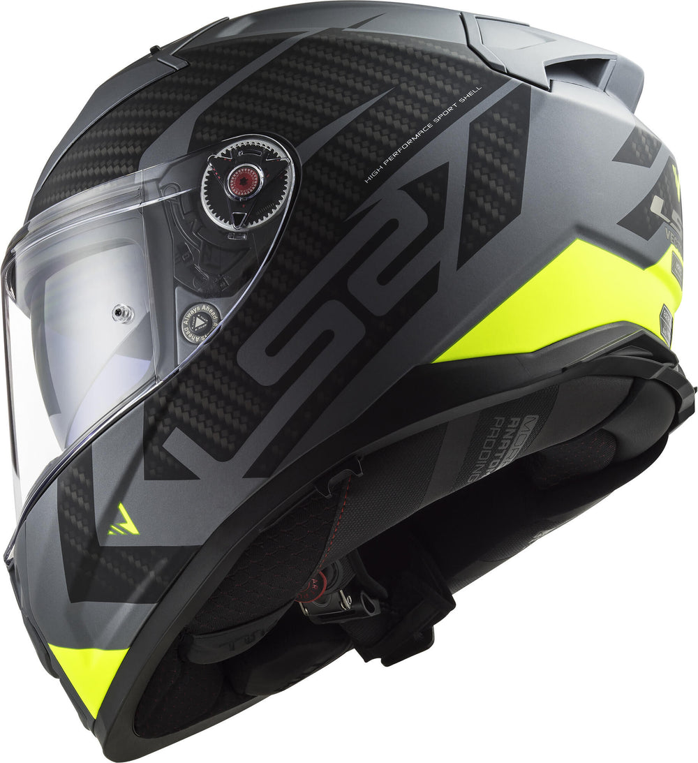 Ls2 integraalhelm ff811 vector ii splitter helmet ff811 vect. ii spl. xxl tit. yellow