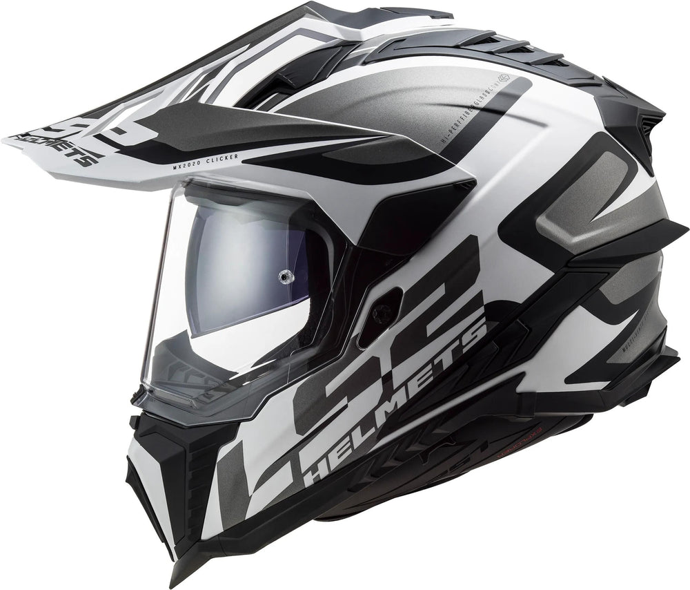Ls2 endurohelm mx701 explorer alter helmet explorer age bw white matt gr. l