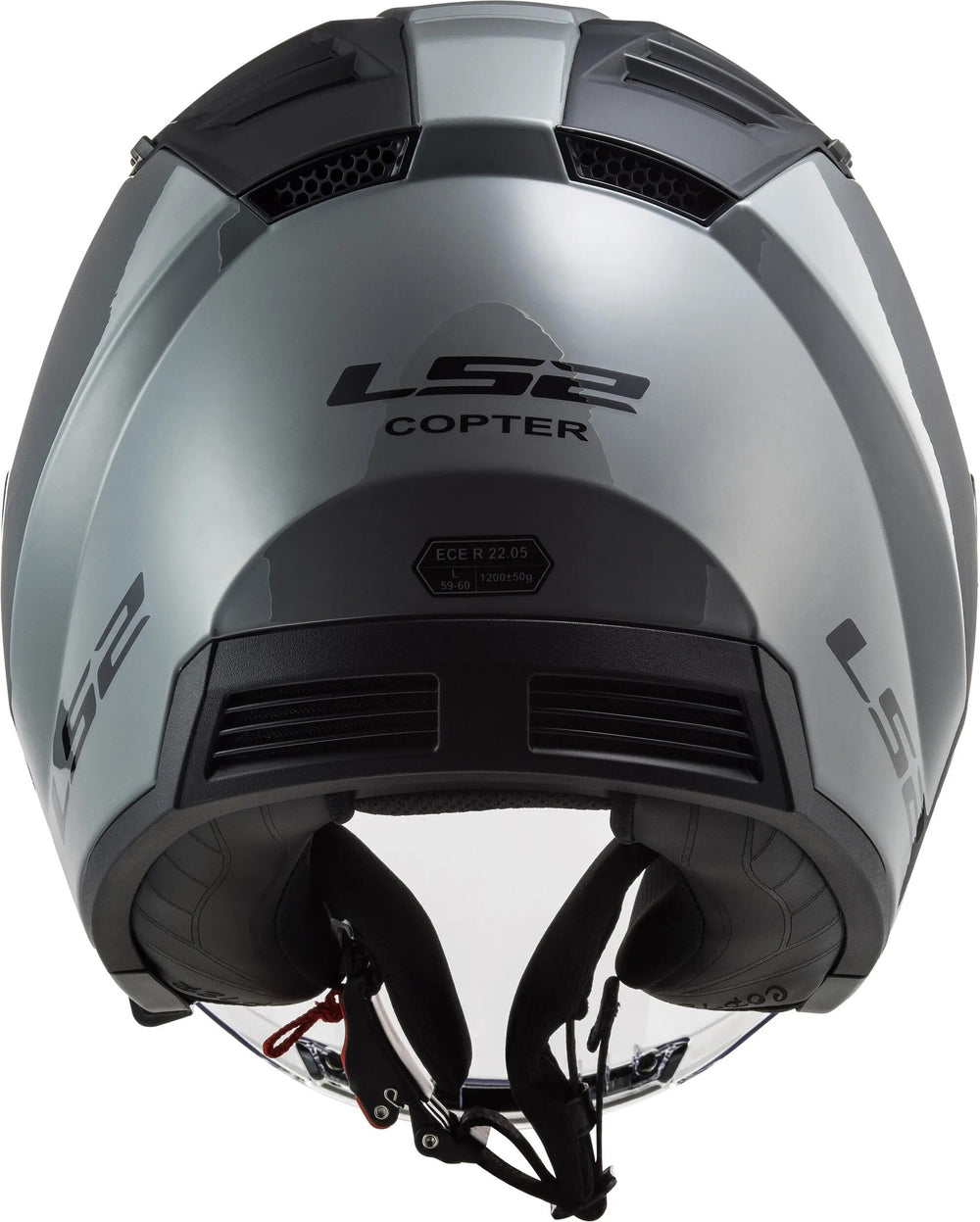 Ls2 jethelm of600 copter ii solid helmet copter ii soli nardo gray gr. s