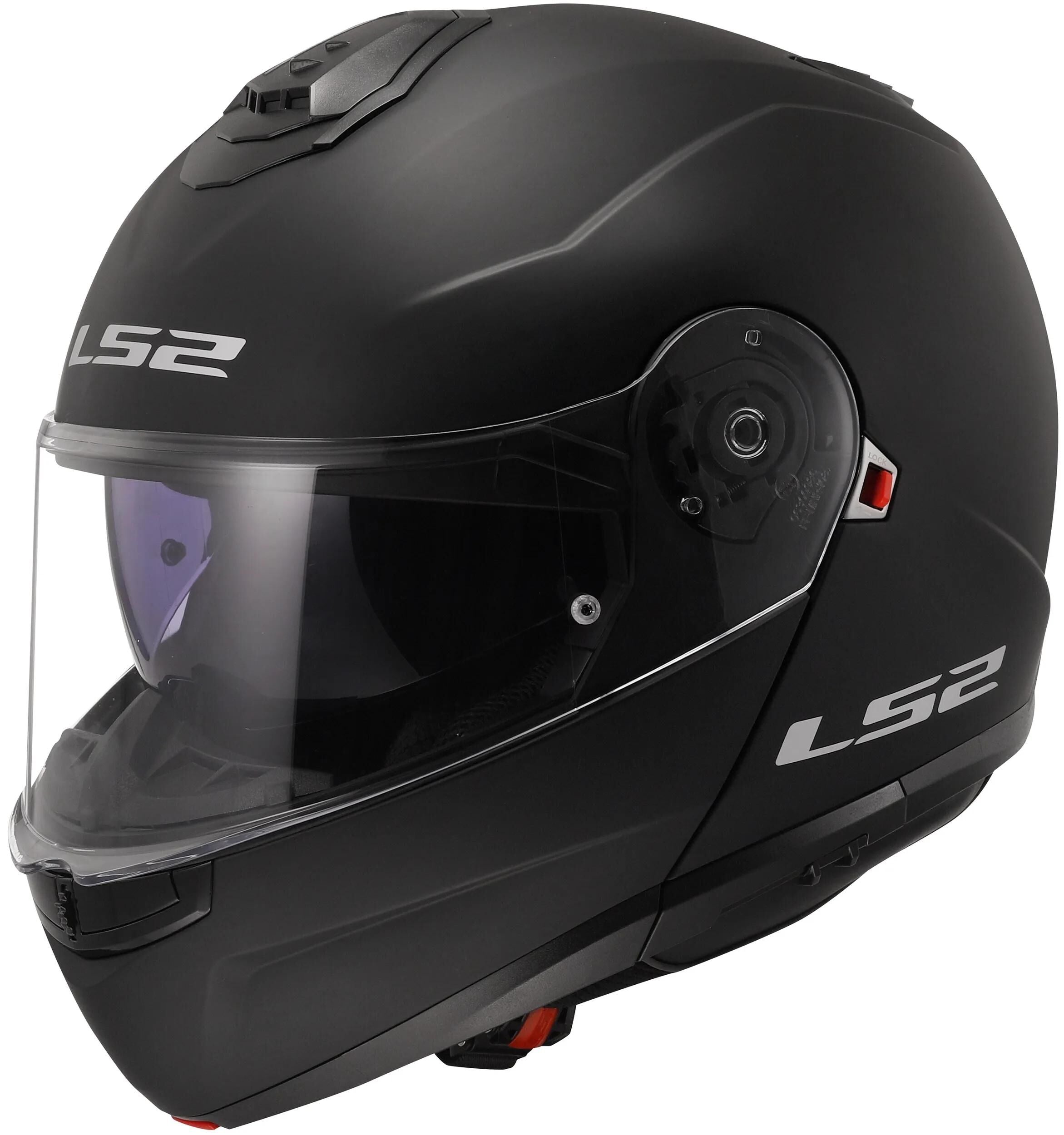 Ls2 opklaphelm ff908 strobe ii solid helmet strobe ii ff90 solid sw matt gr. xs