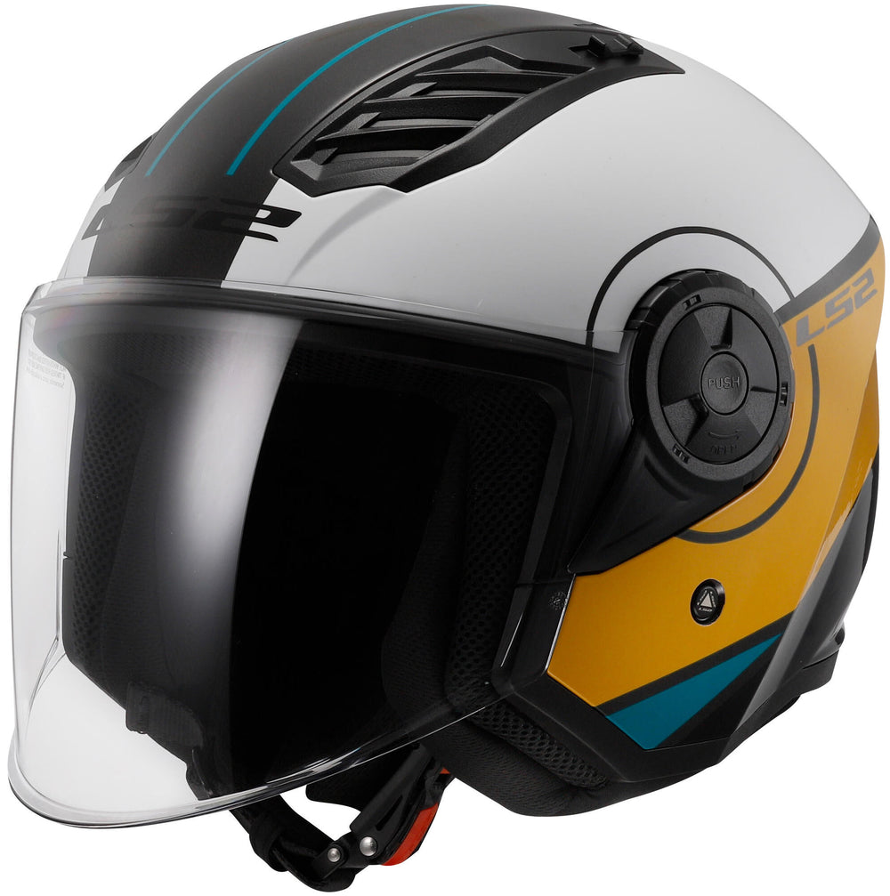 Ls2 jet helm of616 airflow ii cover helmet of616 airfl.ii cover l brown white