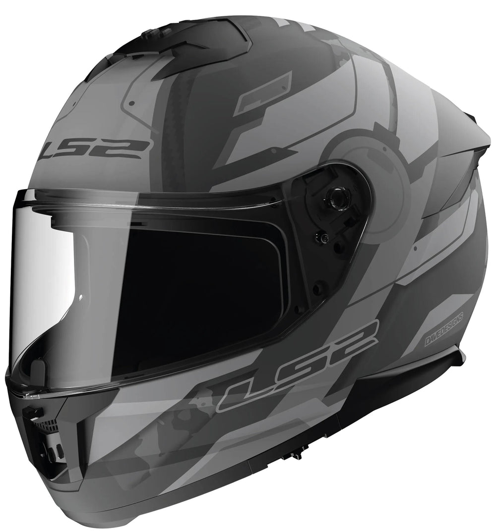 Ls2 integralhelm ff808 stream ii shadow helmet ff808 stream i shadow m. gray gr. xxl