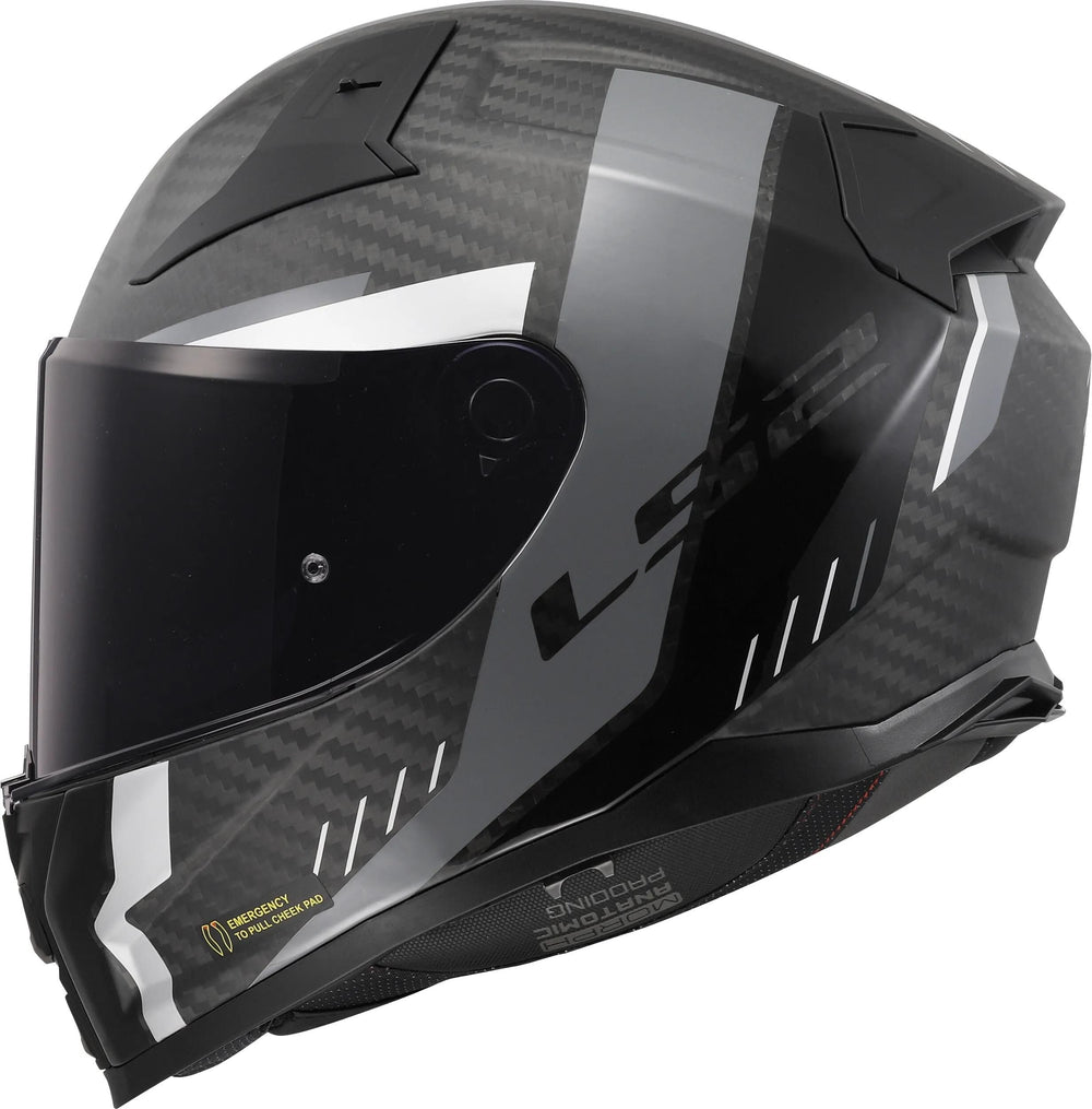 Ls2 integralhelm ff811 vector ii carbon grid helmet ff811 vector i c grid m. sw gr gr. xl