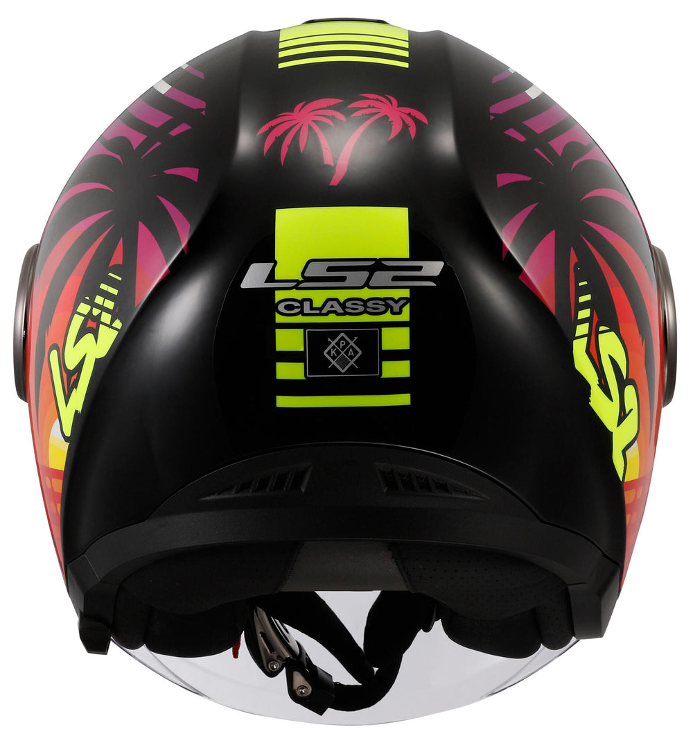 Ls2 jethelm of620 classy palm helmet of620 classy palm black gr. m