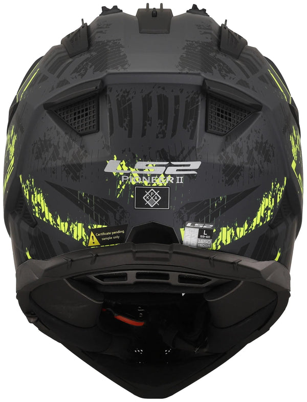 Ls2 endurohelm mx702 pioneer ii crazy helmet mx702 pioneer ii crazy m. sw ge gr. s