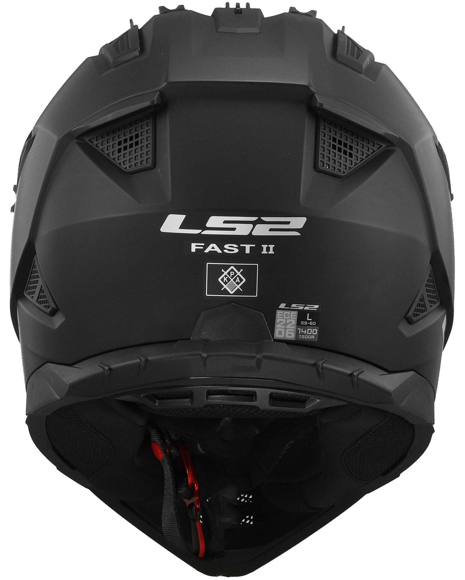 Ls2 crosshelm mx708 fast ii solid helmet mx708 fast ii solid matt black gr. xl