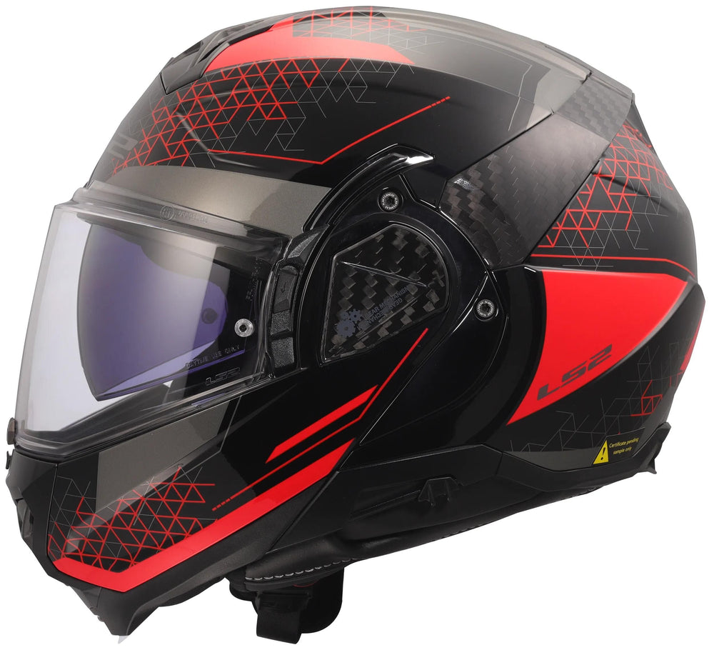 Ls2 klapphelm ff910 advant ii astral helmet ff910 advant ii astral xl black red